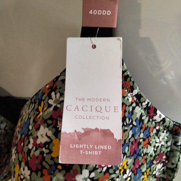 Cacique 40DDD So Light Lightly Lined T-Shirt Bra - Picture 3 of 8